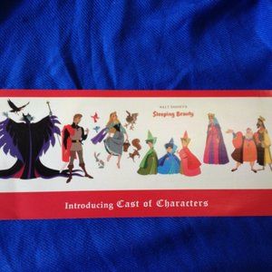 Sleeping Beauty Serical Artwork Signed Postcard